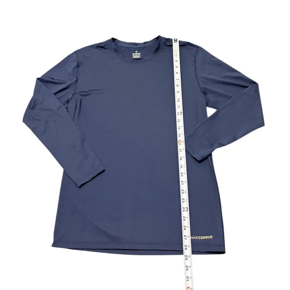 Tommie Copper Shirt Mens 2XL‎ Navy Long Sleeve Compression Base Layer Athletic
